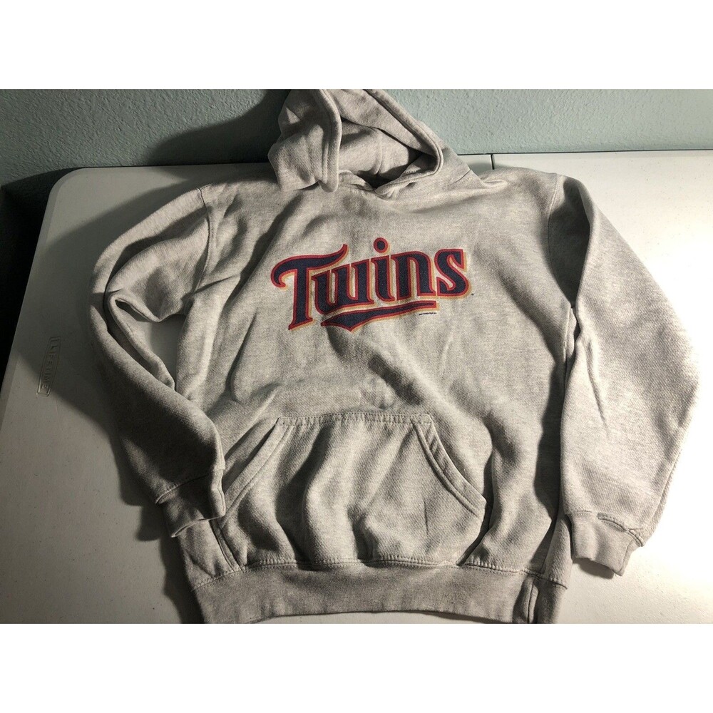 Minnesota Twins Youth Hoodie Youth XL Vintage MLB Baseball Gray